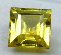 Excellent Quality 8.39 Ct Yellow SAPPHIRE Natural Gemstone Square Cut CERTIFIED