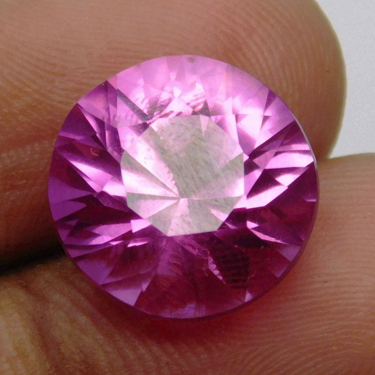 9 Ct Natural PINK Tourmaline ROUND Shape CERTIFIED Loose Gemstone