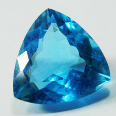 10.65 Ct Natural Trillion Shape Ocean Blue Aquamarine CERTIFIED Loose Gemstones