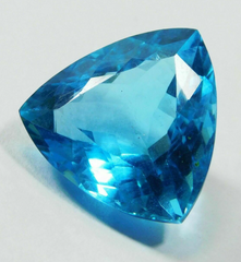 10.65 Ct Natural Trillion Shape Ocean Blue Aquamarine CERTIFIED Loose Gemstones