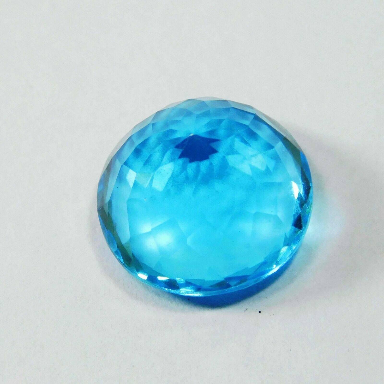 10 Ct Natural Aquamarine Round Shape loose Gemstone CERTIFIED Blue Ring Size