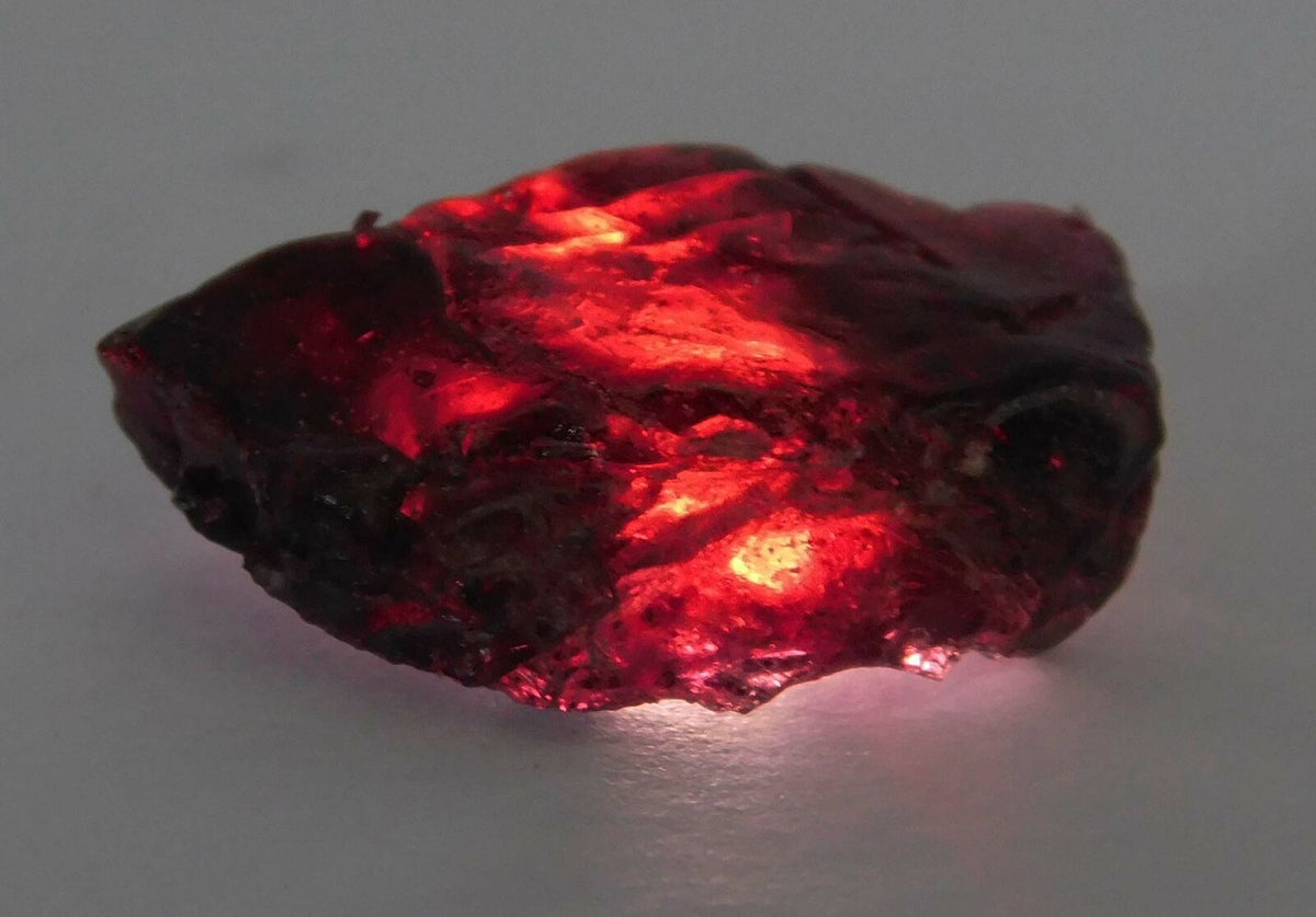 21.80 Ct Natural Garnet Red Earth Mined Huge Size Rough CERTIFIED Loose Gemstone