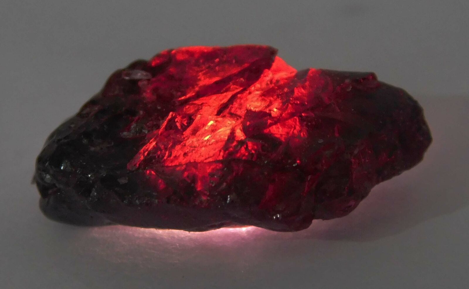 21.80 Ct Natural Garnet Red Earth Mined Huge Size Rough CERTIFIED Loose Gemstone