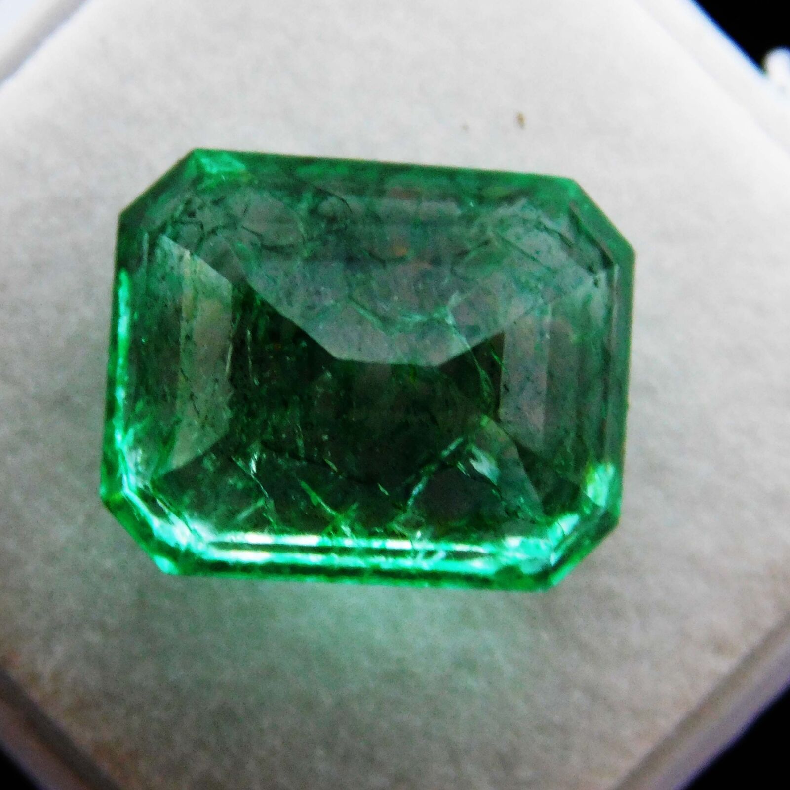 NATURAL Zambia Green EMERALD Emerald Cut 3.00 Ct CERTIFIED Loose Gemstone