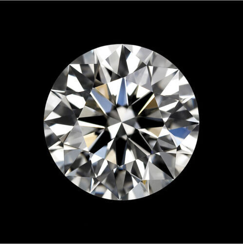 8 MM Synthetic Moissanite Gemstone Certified VVS1 D Color Excellent Round Shape