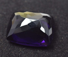 74.50 Ct Natural Dark Purple Amethyst Cushion Cut CERTIFIED Gemstone Huge Size