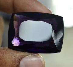 83.95 Ct Natural Russian Purple Amethyst Cushion CERTIFIED Gemstone Huge Size