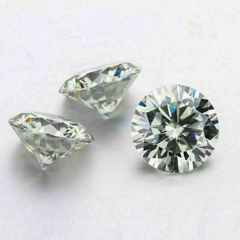 Flawless 50 Pcs Synthetic 1 mm Moissanite CERTIFIED VVSI D Color Round Cut