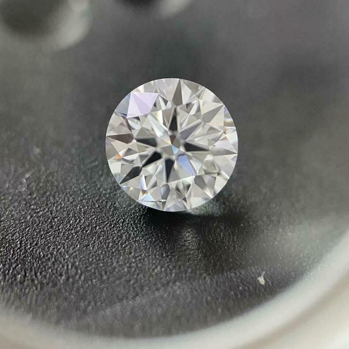 AA+ Synthetic Moissanite VVSI 4 mm CERTIFIED Clear White Color Round Diamond Cut
