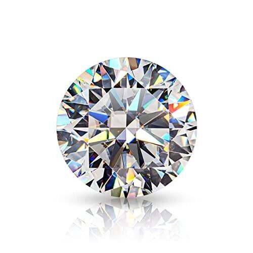 1 mm Synthetic VVSI D Color Moissanite Round Diamond Cut CERTIFIED