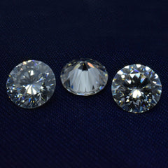 6 mm Synthetic Moissanite White D Color VVS1 Round Cut CERTIFIED Precious