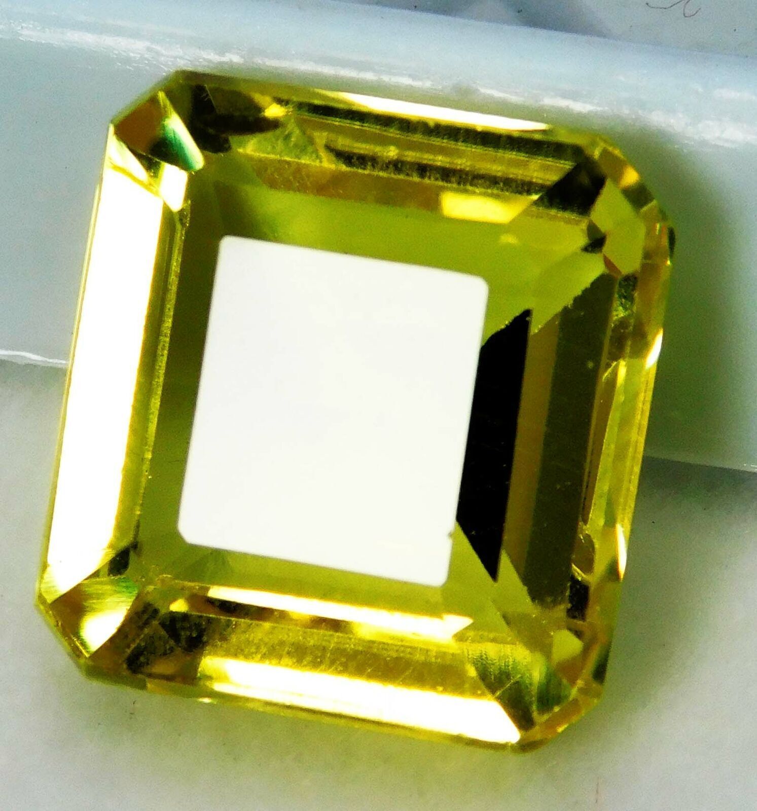 9.00 Ct Natural Yellow Sapphire Square Cut CERTIFIED Loose Gemstone