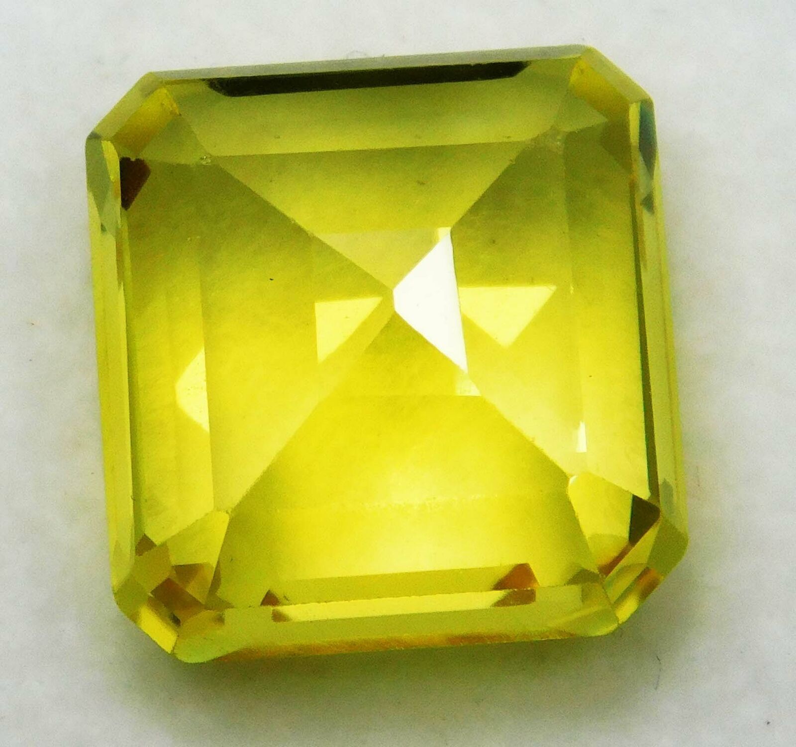 9.00 Ct Natural Yellow Sapphire Square Cut CERTIFIED Loose Gemstone