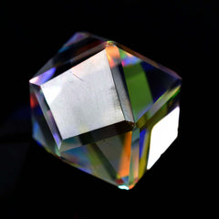 102.00 Ct A++Lab- Create Rainbow Mystic Topaz Fancy Cut CERTIFIED Loose Gemstone