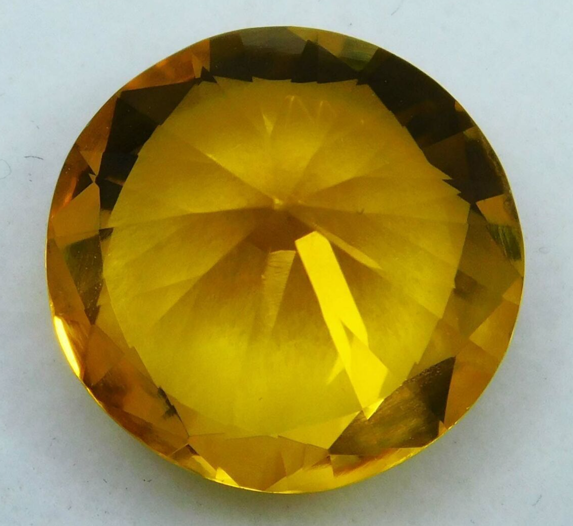 BLACK FRIDAY, 8.00 Ct Natural Sapphire Yellow Round Cut CERTIFIED Loose Gemstone