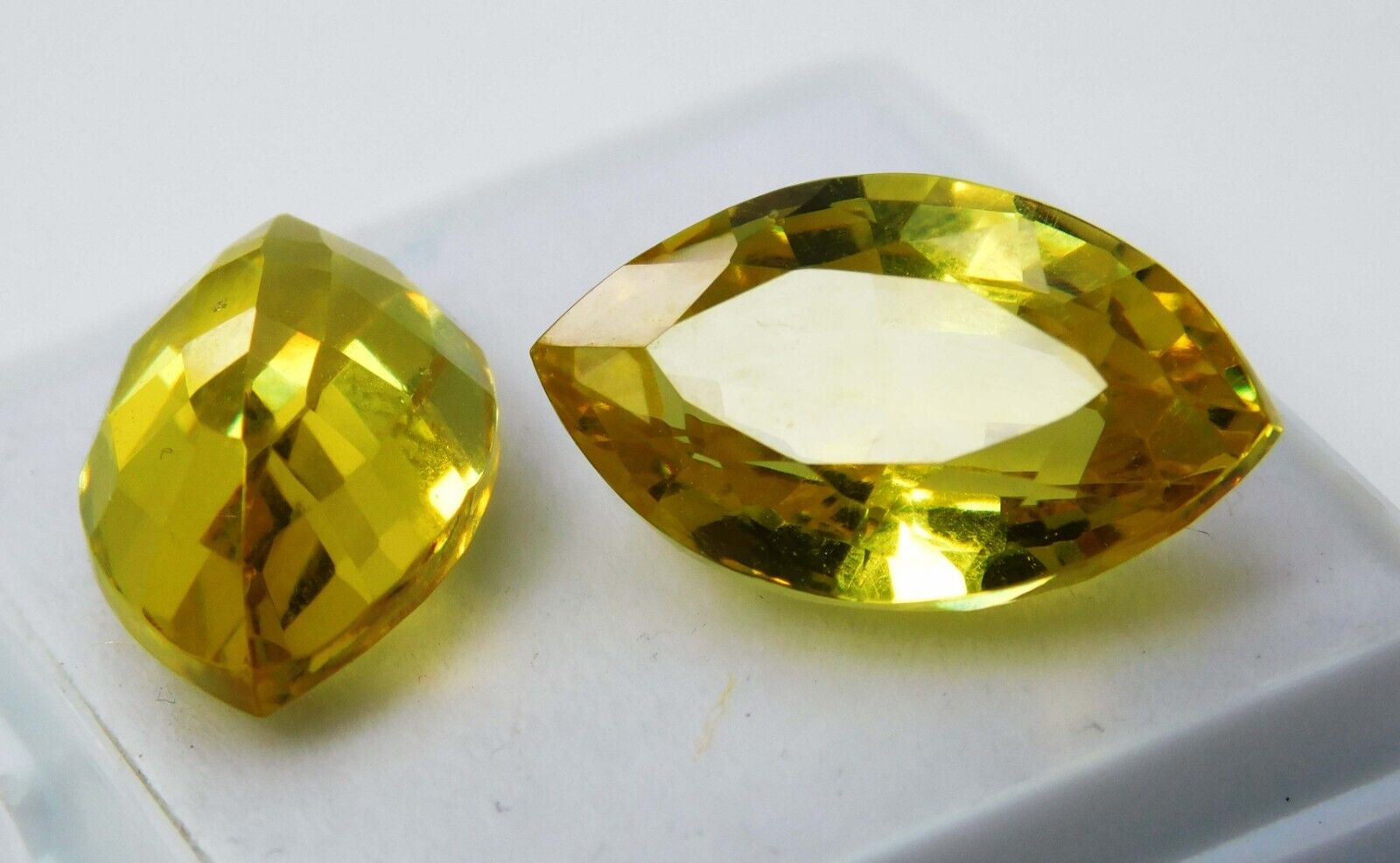 NATURAL Loose Gemstone Ceylon Sapphire Yellow Marquise Shape 17.20 Ct CERTIFIED