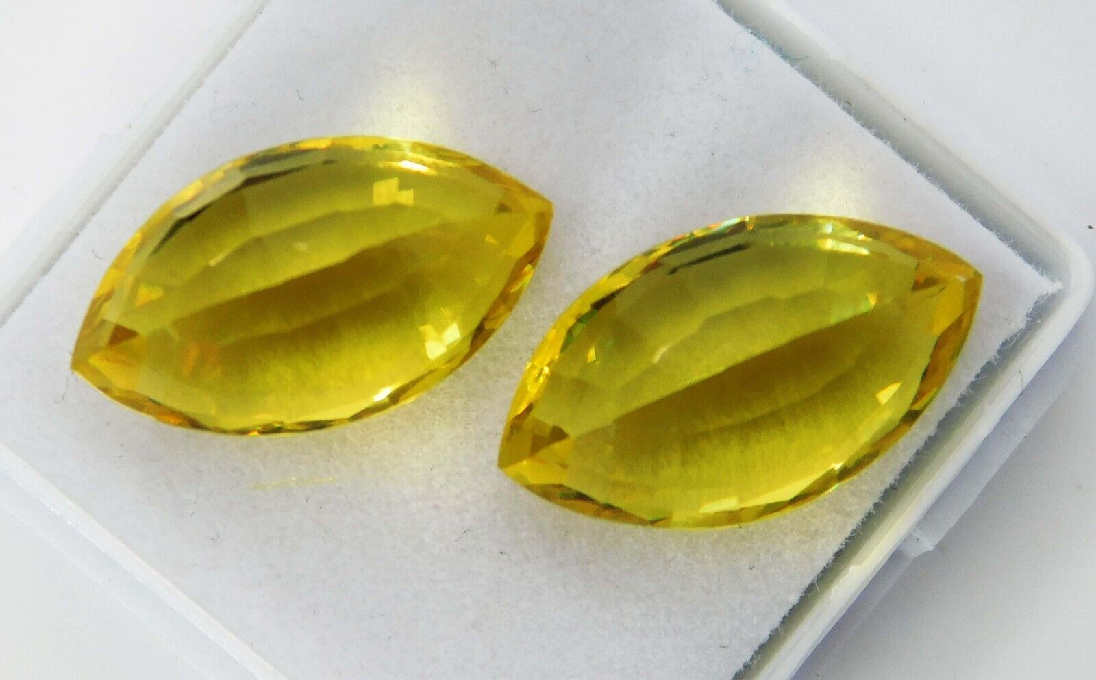 NATURAL Loose Gemstone Ceylon Sapphire Yellow Marquise Shape 17.20 Ct CERTIFIED