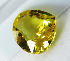 AAA Flawless 8.25 Ct Natural SAPPHIRE Yellow Pear Shape CERTIFIED Loose Gemstone