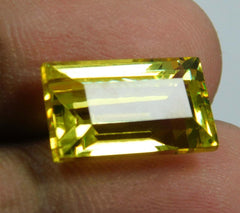 8.00 Ct Natural SAPPHIRE yellow emerald PENDANT SIZE loose gemstone CERTIFIED