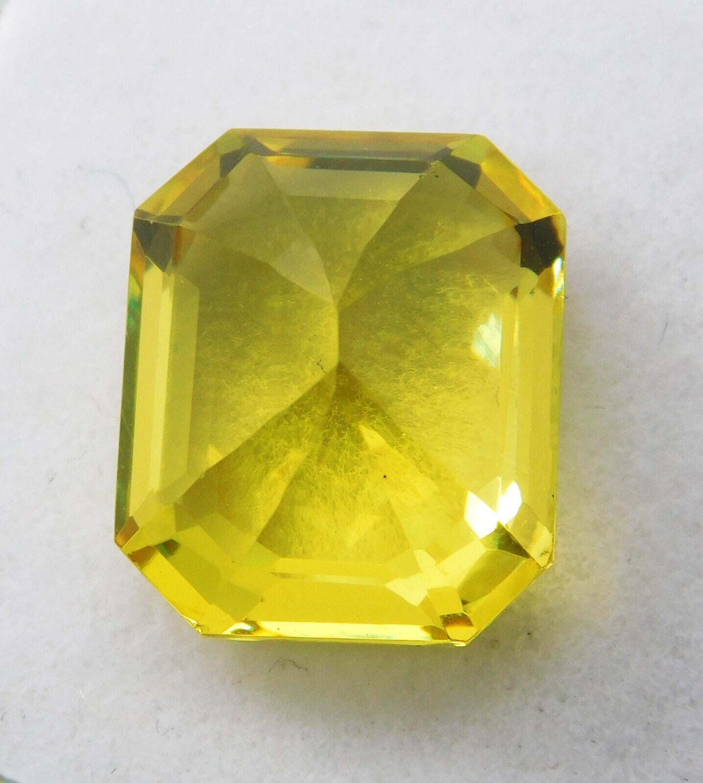 10.10 Ct Natural SAPPHIRE Yellow Emerald Shape Loose Gemstone CERTIFIED