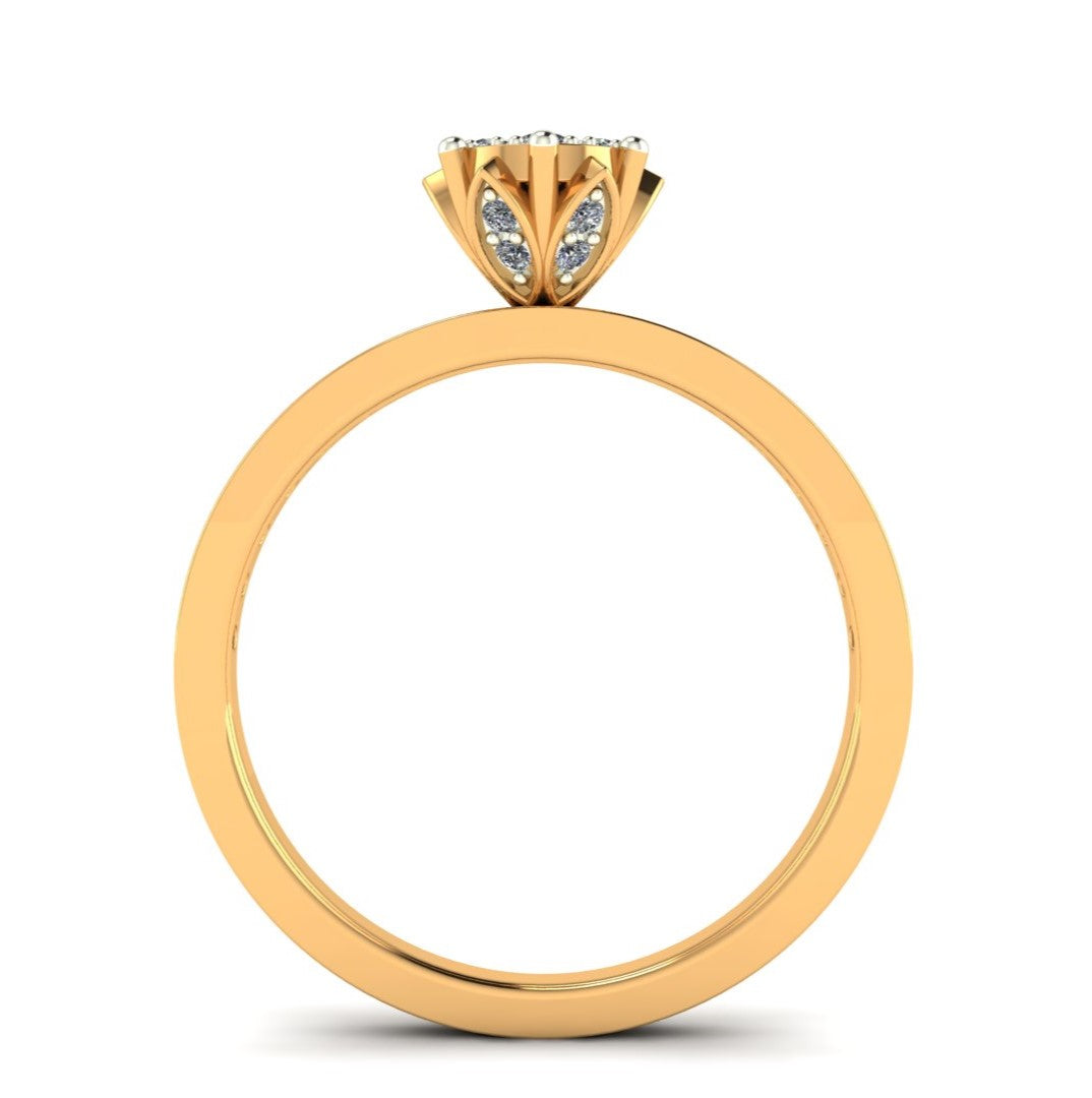 The Radiance Halo Engagement Ring