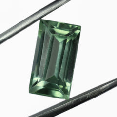 Bluish Green Color 6.85 Ct Natural CERTIFIED Montana Sapphire Bluish Green Emerald Loose Gemstone