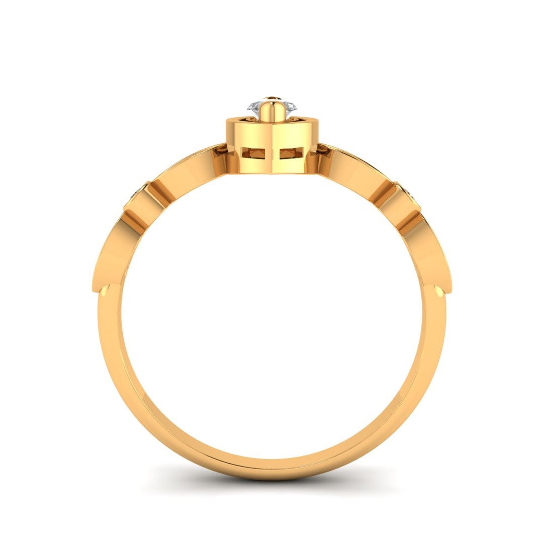 The Elara Marquise Engagement Ring