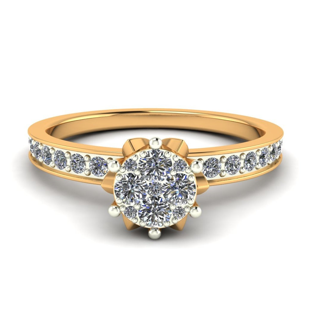 The Radiance Halo Engagement Ring