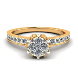 The Radiance Halo Engagement Ring
