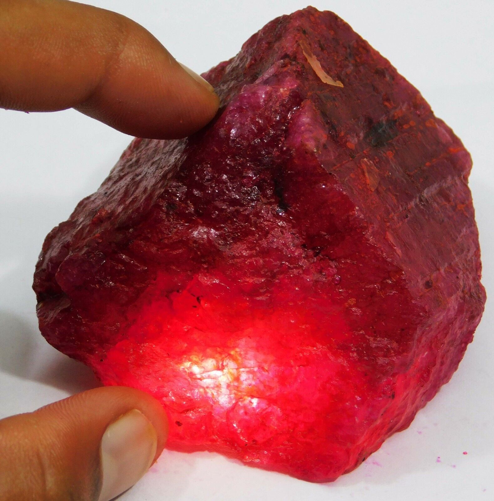 Best Offer 1000 Ct + Certified Ruby Natural Uncut Untreated Pigeon Blood Red Ruby Raw Big Chunk Rough Gems From Africa URZ