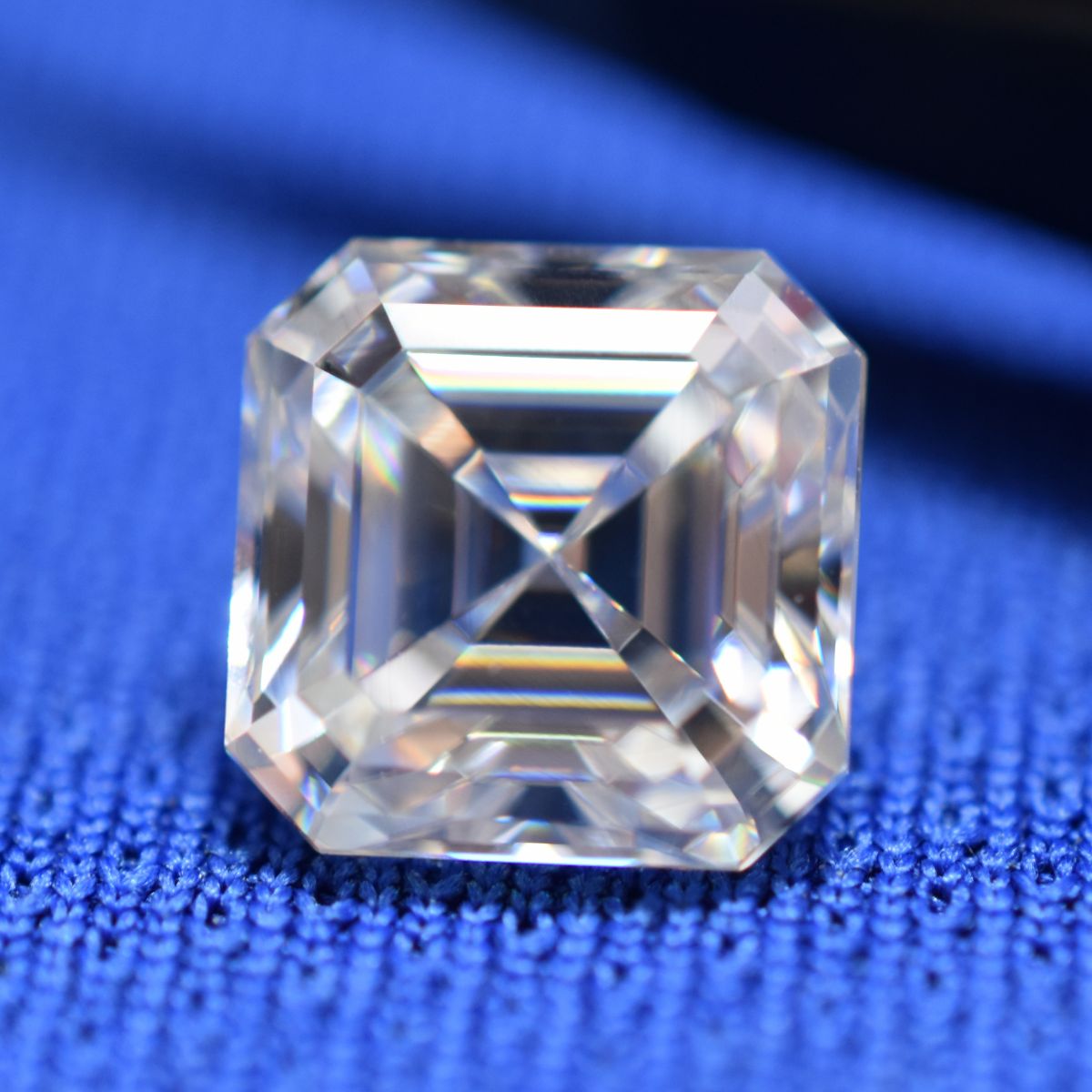 CERTIFIED Moissanite 8.5 x 8.5 MM VVS1 D Color Square Cut 1 Pcs Loose Gemstone