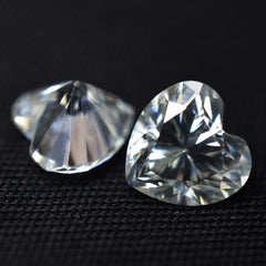 Stunning 3.5 mm Heart Cut Moissanite CERTIFIED Loose Gemstone VVS1 and D Color