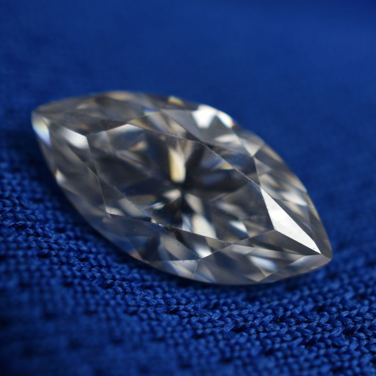 Moissanite Marquise Cut 1 Pcs CERTIFIED Gemstone 0.37 Carat VVS1 D Color 1 Pcs