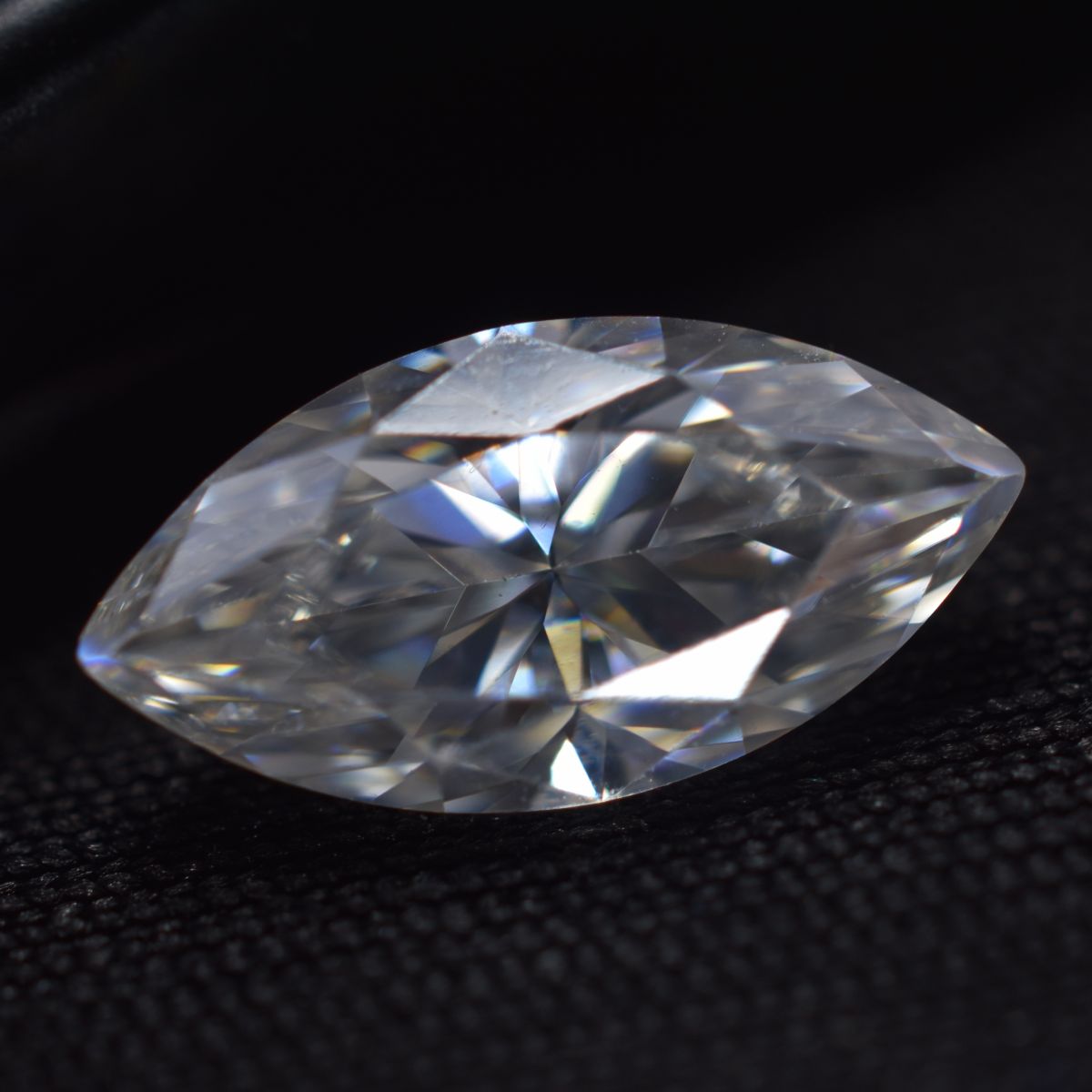 Moissanite Marquise Cut 1 Pcs CERTIFIED Gemstone 0.37 Carat VVS1 D Color 1 Pcs