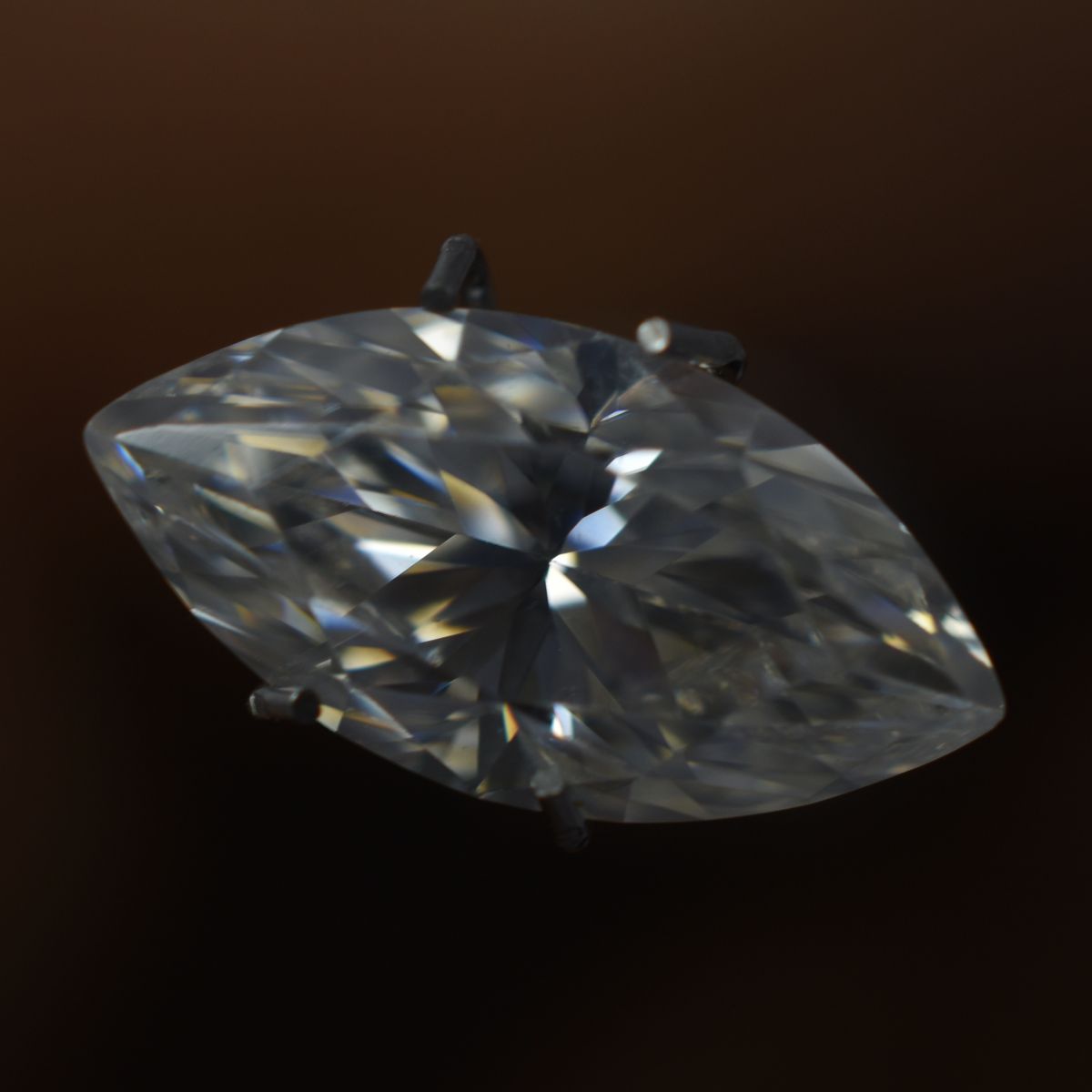 Moissanite Marquise Cut 1 Pcs CERTIFIED Gemstone 0.37 Carat VVS1 D Color 1 Pcs
