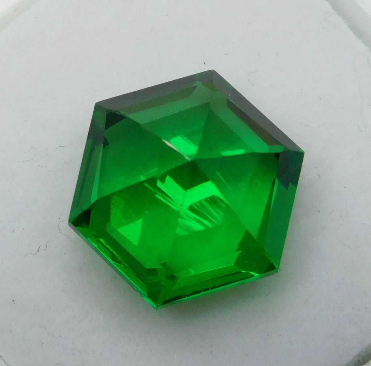 10.00 Ct Natural TOURMALINE Fancy Shape CERTIFIED Green Loose Gemstones Brazil Az-2148