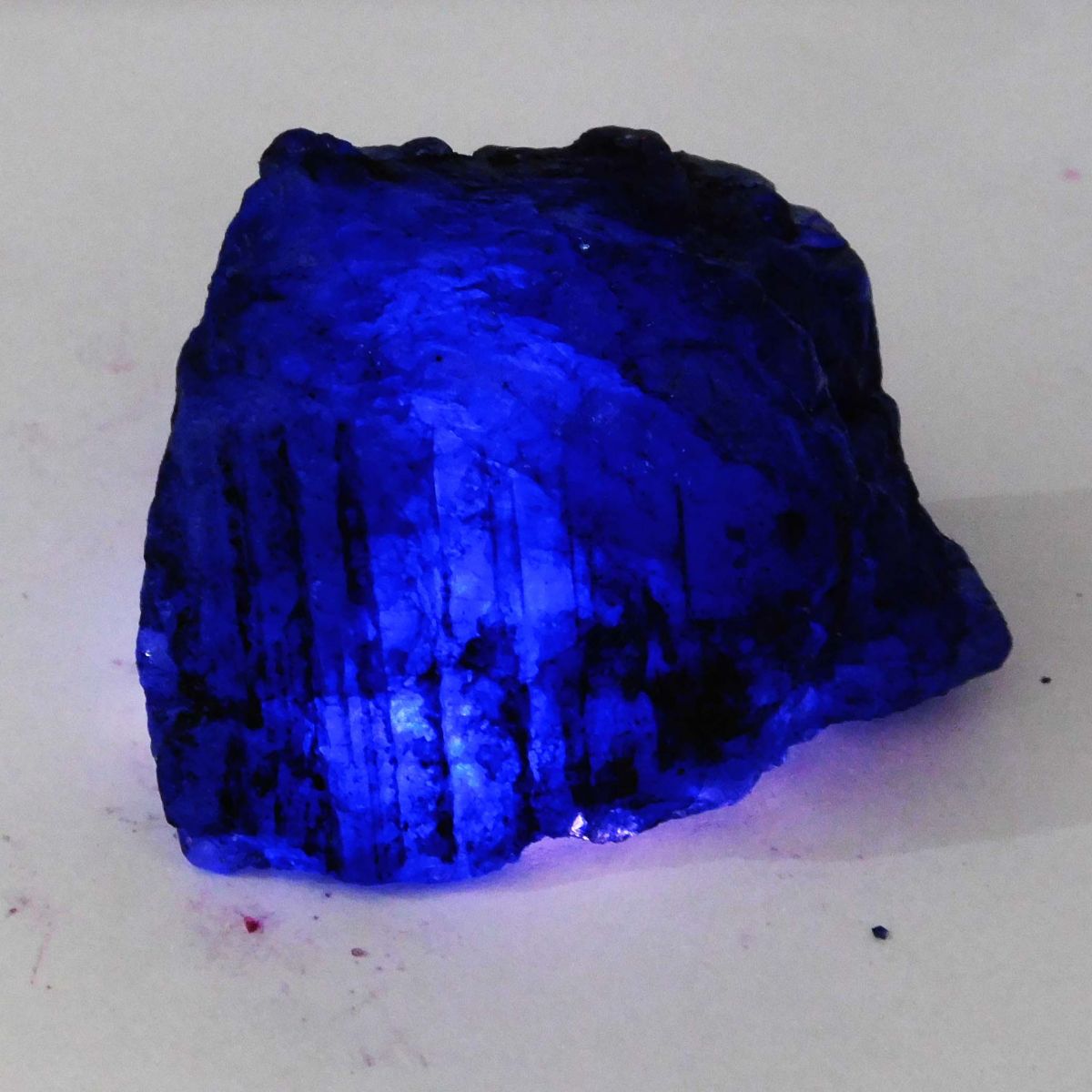 Blue Natural Sapphire Huge Rough CERTIFIED 355 Ct Earth Mined Loose Gemstone AZ-32