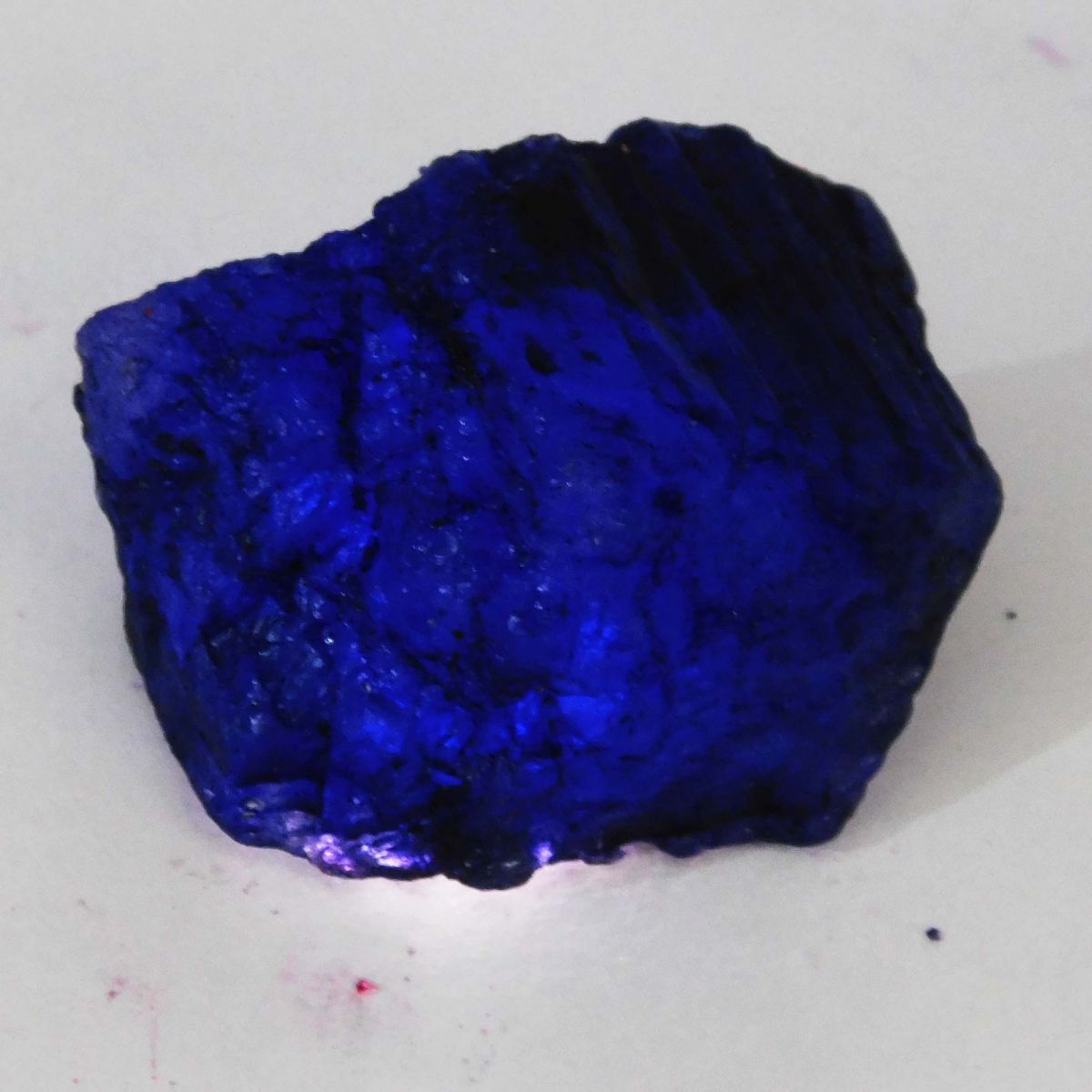 Blue Natural Sapphire Huge Rough CERTIFIED 355 Ct Earth Mined Loose Gemstone AZ-32