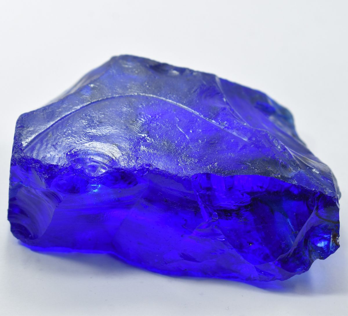 Huge Size Sapphire Blue Uncut Rough Lab-Created 1875 Ct CERTIFIED Loose Gemstone va-336