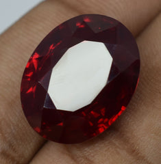 30.75 Carat Natural Ruby Stunning Oval Cut Red CERTIFIED Rare Loose Gemstone Burma Red Ruby Ring Size Oval Ruby Pendant Size