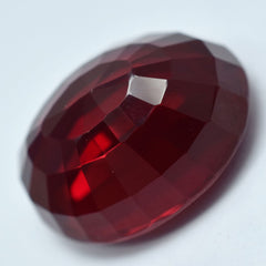 30.75 Carat Natural Ruby Stunning Oval Cut Red CERTIFIED Rare Loose Gemstone Burma Red Ruby Ring Size Oval Ruby Pendant Size