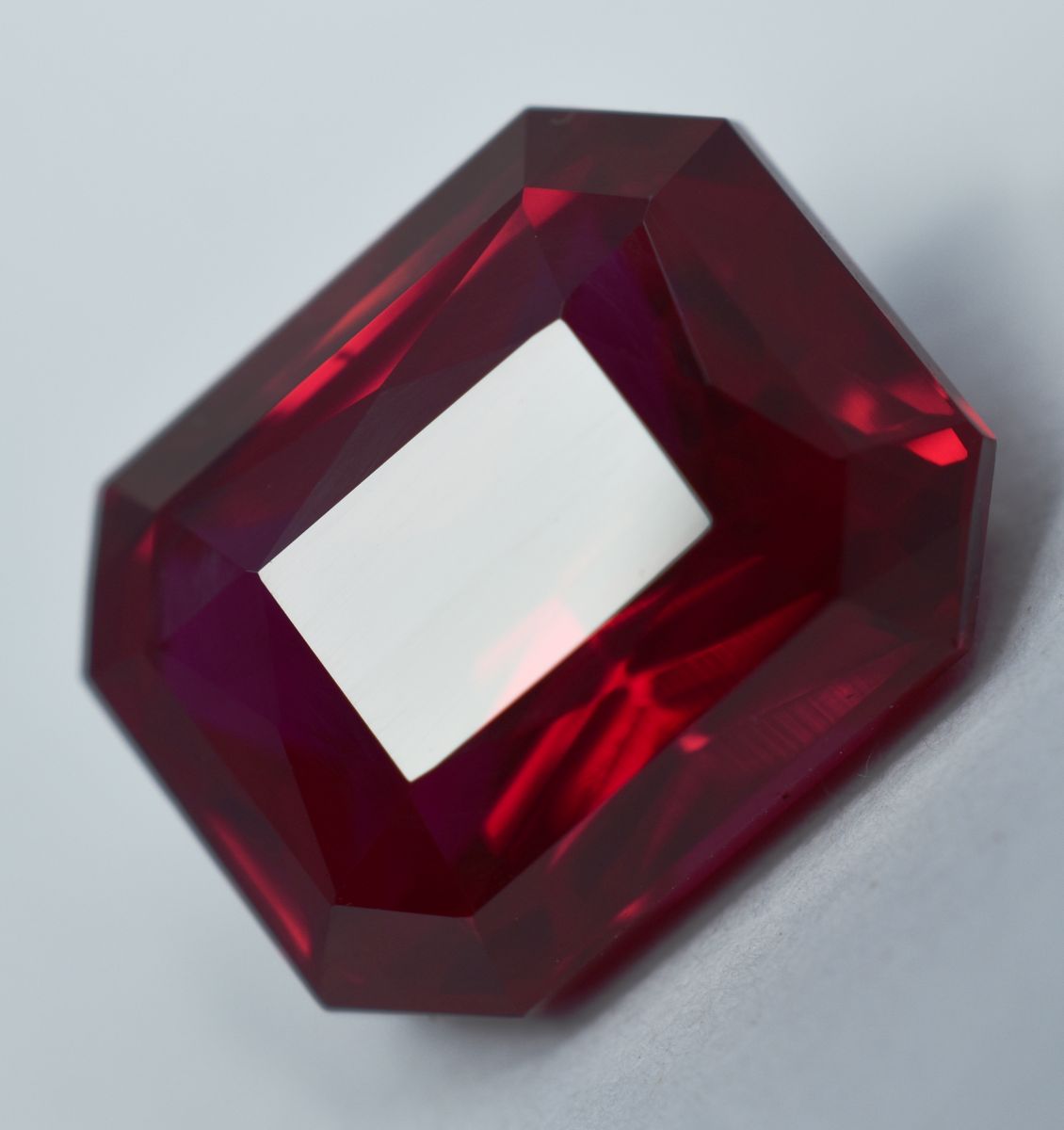 Ruby Red Excellent Emerald Cut 10.55 Carat Natural CERTIFIED Loose Gemstone