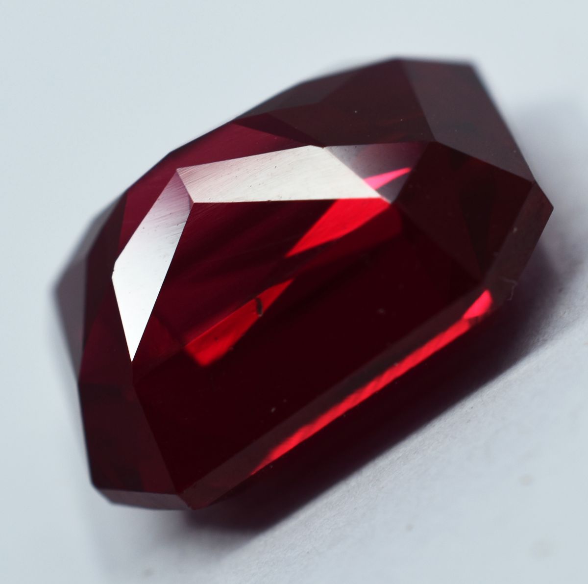 Ruby Red Excellent Emerald Cut 10.55 Carat Natural CERTIFIED Loose Gemstone