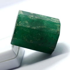 417.67 Ct Natural Emerald Green Rough Uncut Huge Size CERTIFIED Loose Gemstone