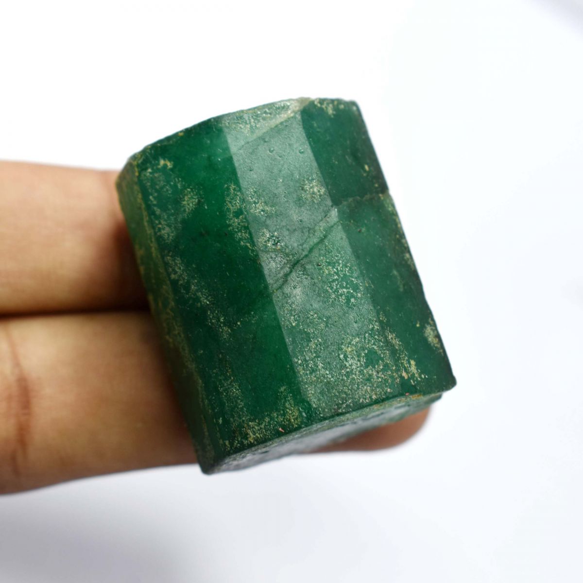 417.67 Ct Natural Emerald Green Rough Uncut Huge Size CERTIFIED Loose Gemstone