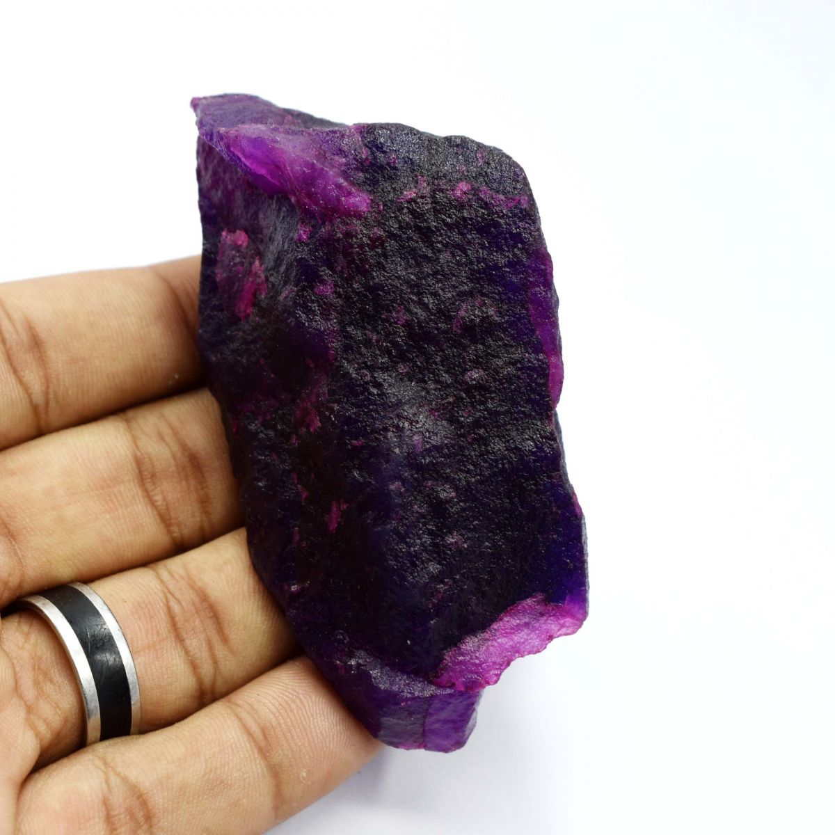 119.44 Ct Natural Purple Tanzanite Uncut Huge Rough CERTIFIED Loose Gemstone