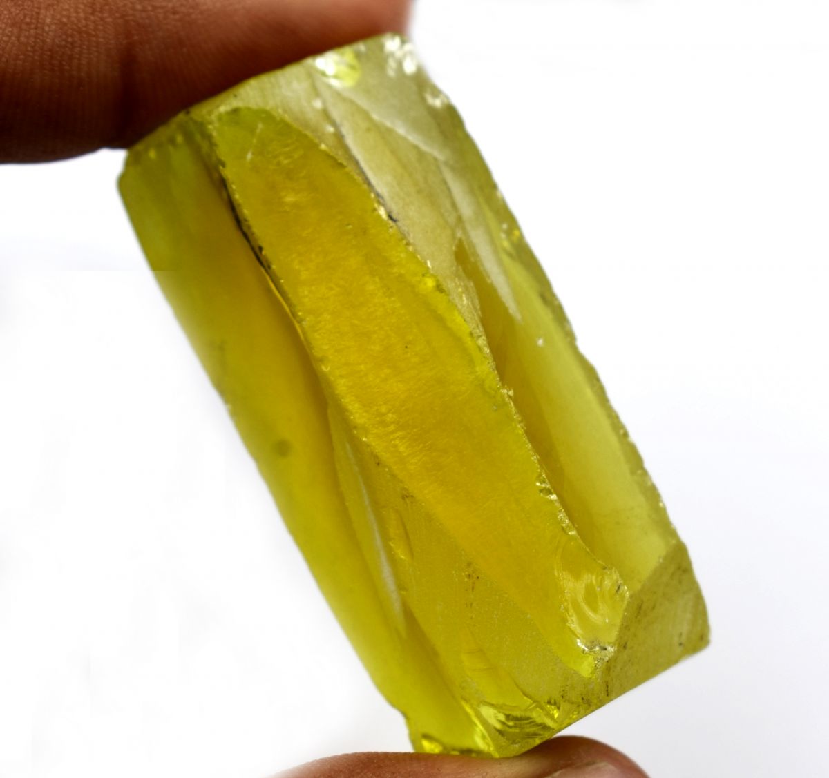 286.57 Ct Natural YELLOW Sapphire Uncut Rough Stone CERTIFIED Loose Gemstone