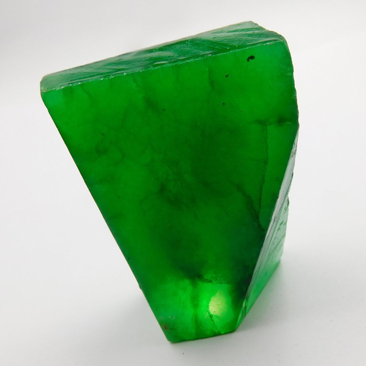 416.10 Ct Natural Green Emerald Rough UnCut CERTIFIED Loose Gemstones