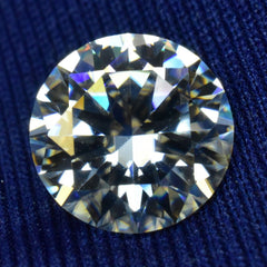 7 MM Gorgeous CERTIFIED D White Color Round Cut Synthetic Moissanite VVS1