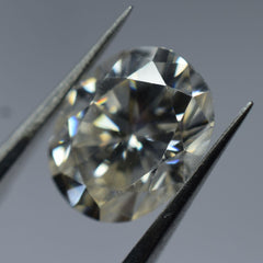 CERTIFIED 0.34 Ct Moissanite 2 Pcs VVS1 D Color Oval Shape Pair Loose Gemstone